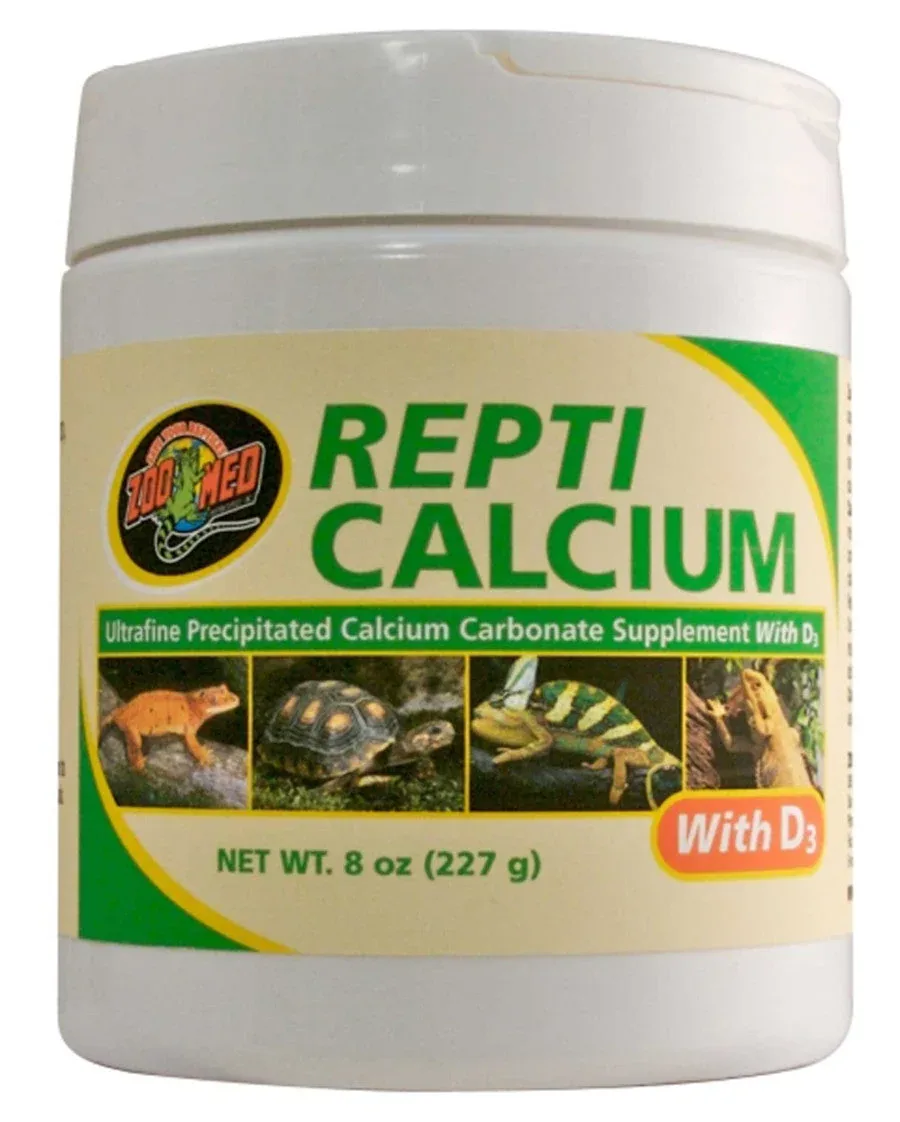 Zoo Med Repti Calcium with Vitamin D3 Reptile Supplement, 8 oz