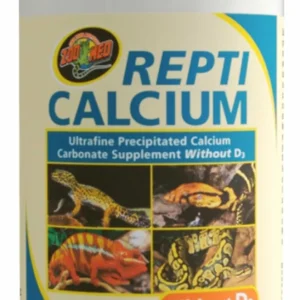 Zoo Med Repti Calcium without Vitamin D3 Reptile Supplement, 12 oz