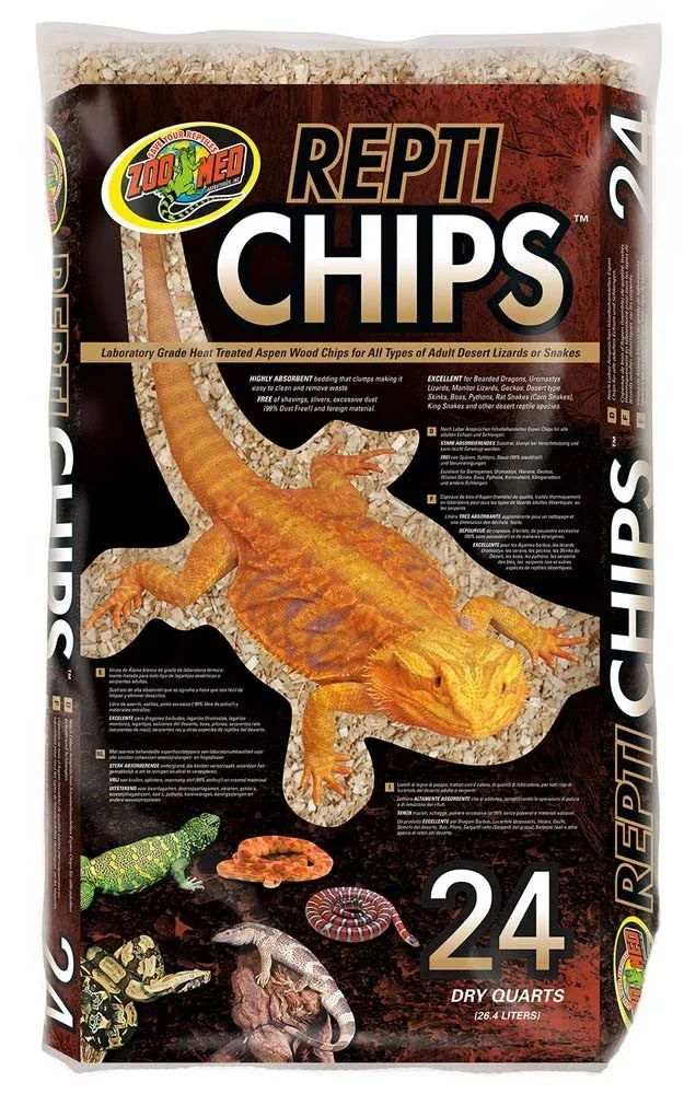 Zoo Med Repti Chips Substrate, Brown, 24 qt