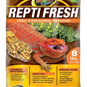 Zoo Med Repti-Fresh Odor Eliminating Substrate, White, 8 lb