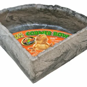 Zoo Med Repti Rock Corner Bowl Water Dish Assorted, Large