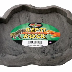 Zoo Med Repti Rock Food Dish Assorted Medium