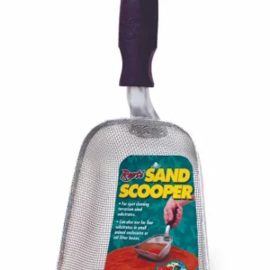 Zoo Med Repti Sand Scooper, Black, Silver
