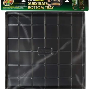 Zoo Med ReptiBreeze Substrate Bottom Tray - Black, 24 x 24 in (Extra Large)