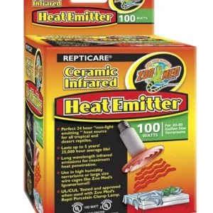 Zoo Med ReptiCare Ceramic Infrared Heat Emitter, 100W