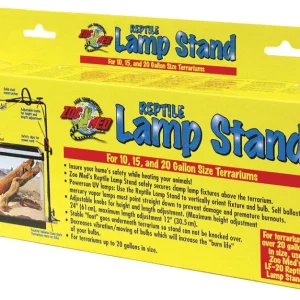 Zoo Med Reptile Lamp Stand, Black, Small