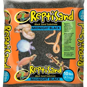 Zoo Med ReptiSand Midnight, Black, 10 lb each, Case of 3