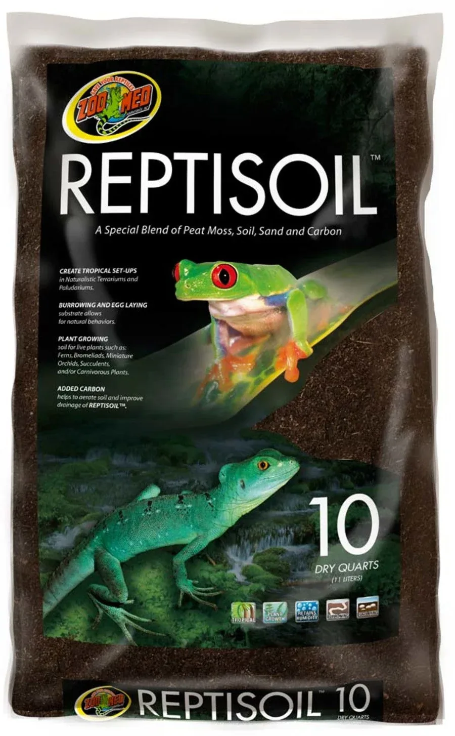 Zoo Med ReptiSoil, Brown, 10 qt