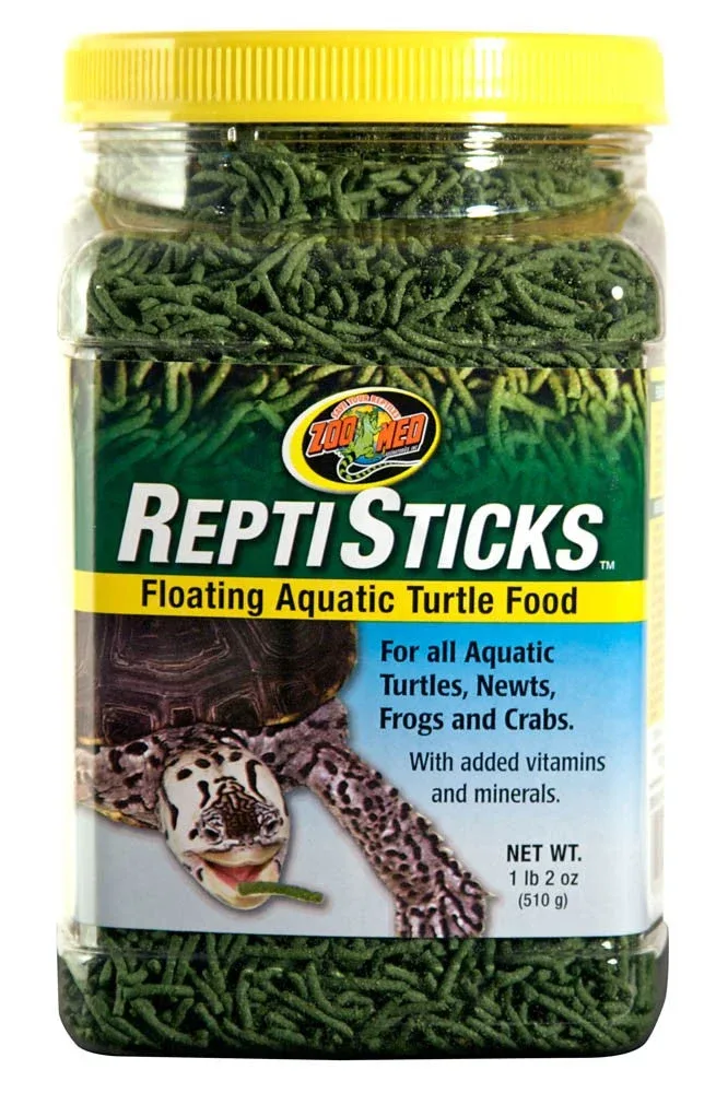 Zoo Med Reptisticks Floating Aquatic Turtle Dry Food, 1.2 lb