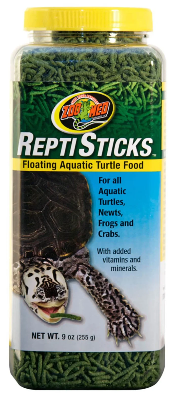 Zoo Med Reptisticks Floating Aquatic Turtle Dry Food, 8 oz
