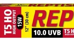 Zoo Med ReptiSun 10.0 UVB T5 HO High Output Lamp, White, 12 in