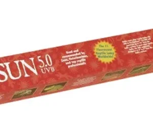 Zoo Med ReptiSun 5.0 UVB T8 Fluorescent Lamp, White, 24 in