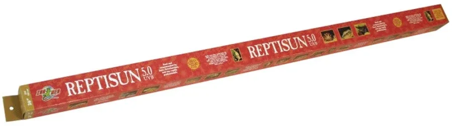 Zoo Med ReptiSun 5.0 UVB T8 Fluorescent Lamp, White, 36 in