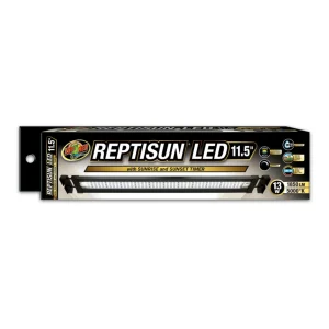 Zoo Med ReptiSun LED Terrarium Hood with Sunrise/Sunset Timer, 11.5 in, 13W
