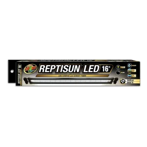 Zoo Med ReptiSun LED Terrarium Hood with Sunrise/Sunset Timer, 16 in, 24W