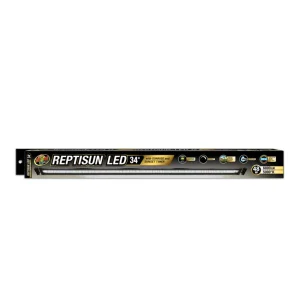 Zoo Med ReptiSun LED Terrarium Hood with Sunrise/Sunset Timer, 34 in, 48W