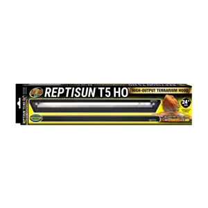 Zoo Med ReptiSun T5 HO Terrarium Hood with 10.0 UVB Bulb, 24 in