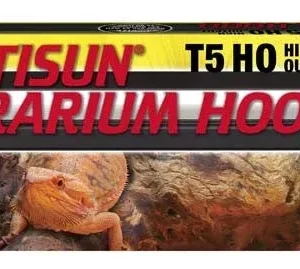 Zoo Med ReptiSun T5 HO Terrarium Hood with 5.0 Bulb, 24 in