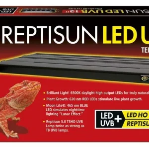 Zoo Med ReptiSun T5 LED UVB Terrarium Hood, 14 in