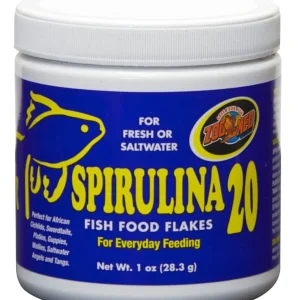 Zoo Med Spirulina 20 Flakes Fish Food, 1 oz