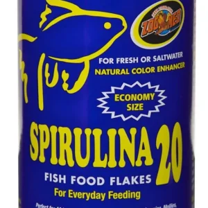 Zoo Med Spirulina 20 Flakes Fish Food, 4 oz