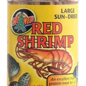Zoo Med Sun-Dried Large Red Shrimp Reptile Food, 0.5 oz