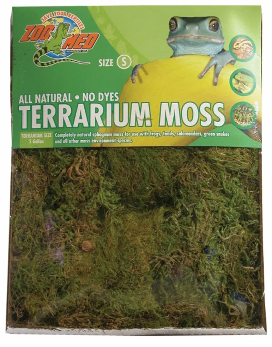Zoo Med Terrarium Moss Substrate, Green, 5 gal, Small