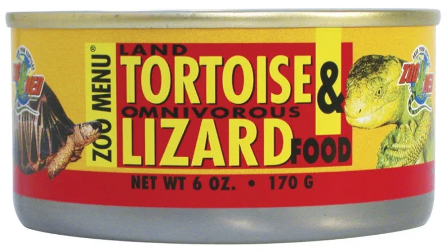 Zoo Med Tortoise and Omnivorous Lizard Wet Food, 6 oz