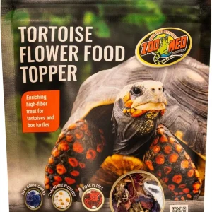 Zoo Med Tortoise Box Turtle Flower Food Topper, 0.21 oz