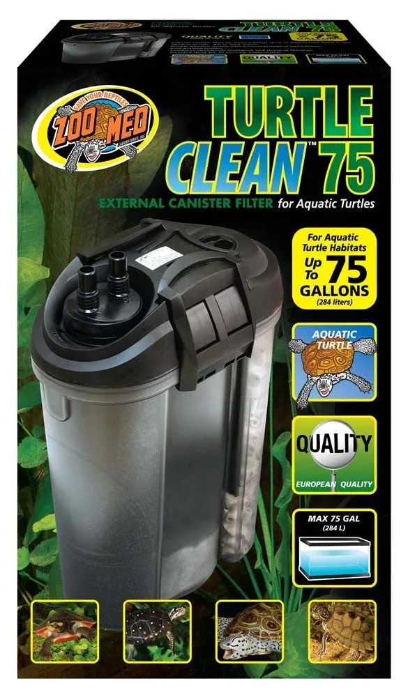 Zoo Med Turtle Clean 75 External Canister Aquarium Filter