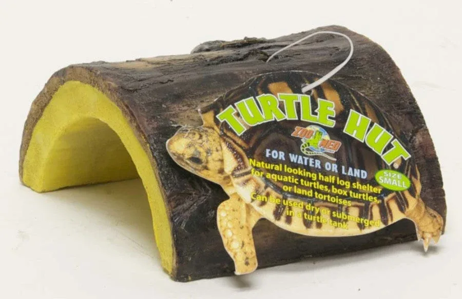 Zoo Med Turtle Hut Brown/Yellow Small