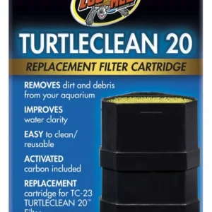 Zoo Med TurtleClean 20 Replacement Aquarium Filter Cartridge Medium