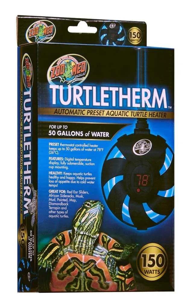 Zoo Med TurtleTherm Automatic Preset Aquatic Turtle Heater - 150W