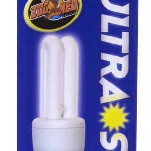 Zoo Med Ultra Sun Super Daylight Mini Compact Fluorescent Lamp, White, 5 in