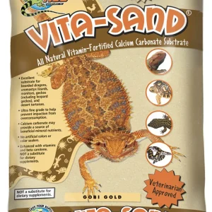 Zoo Med Vita-Sand Substrate Gold, 10 lb each, Case of 3