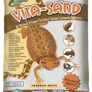 Zoo Med VitaSand Substrate Sonoran White, 10 lb each, Case of 3