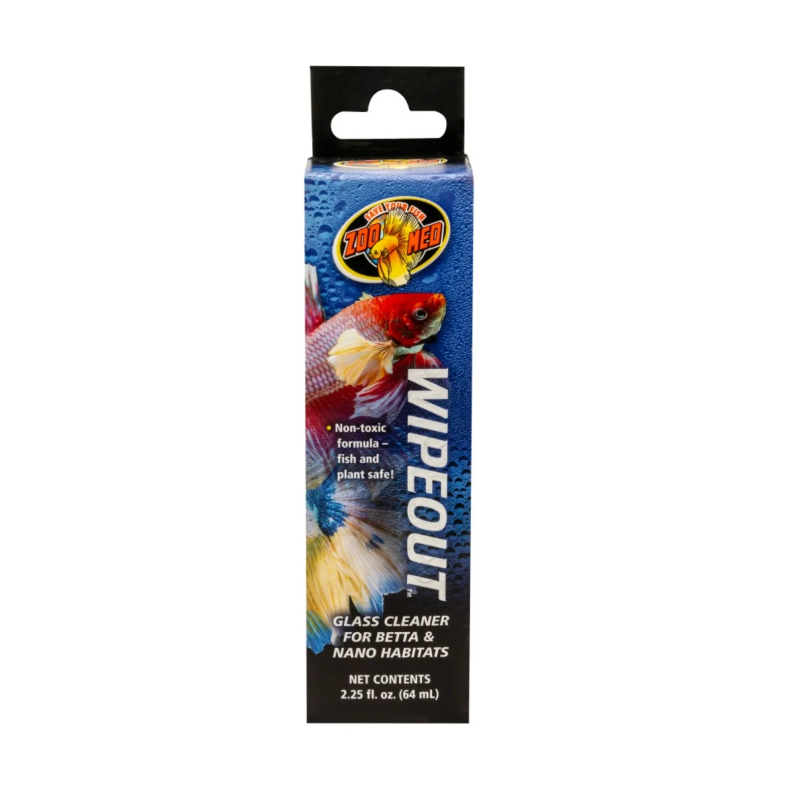 Zoo Med WipeOut Terrarium and Aquarium Glass Cleaner, 2.25 oz