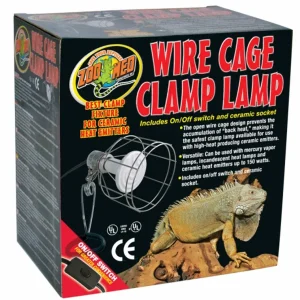 Zoo Med Wire Cage Clamp Lamp Silver
