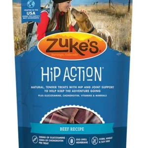 Zukes Hip Action Beef Dog Treats 1Lb