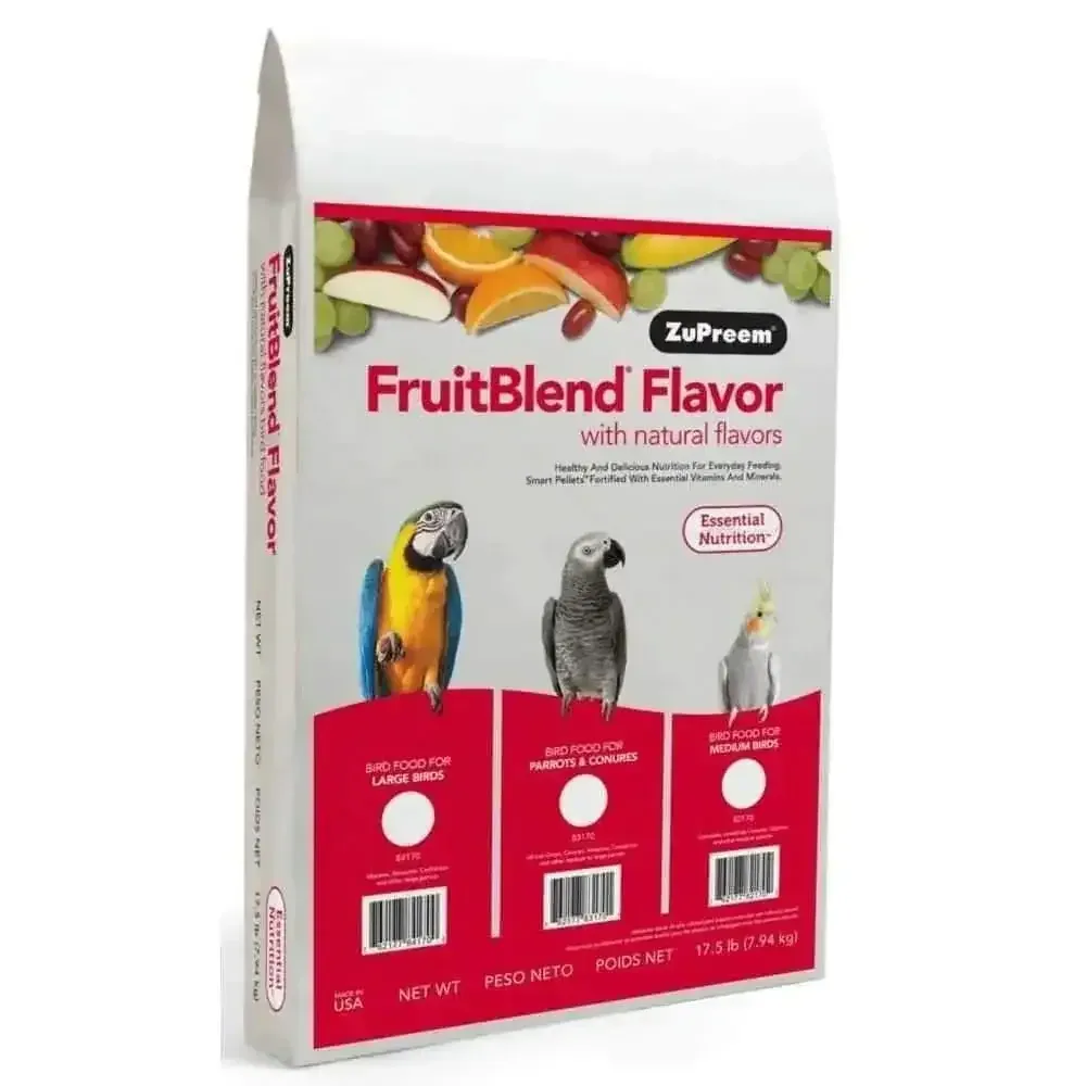 ZuPreem FruitBlend Bird Food for Medium Birds with Natural Flavors