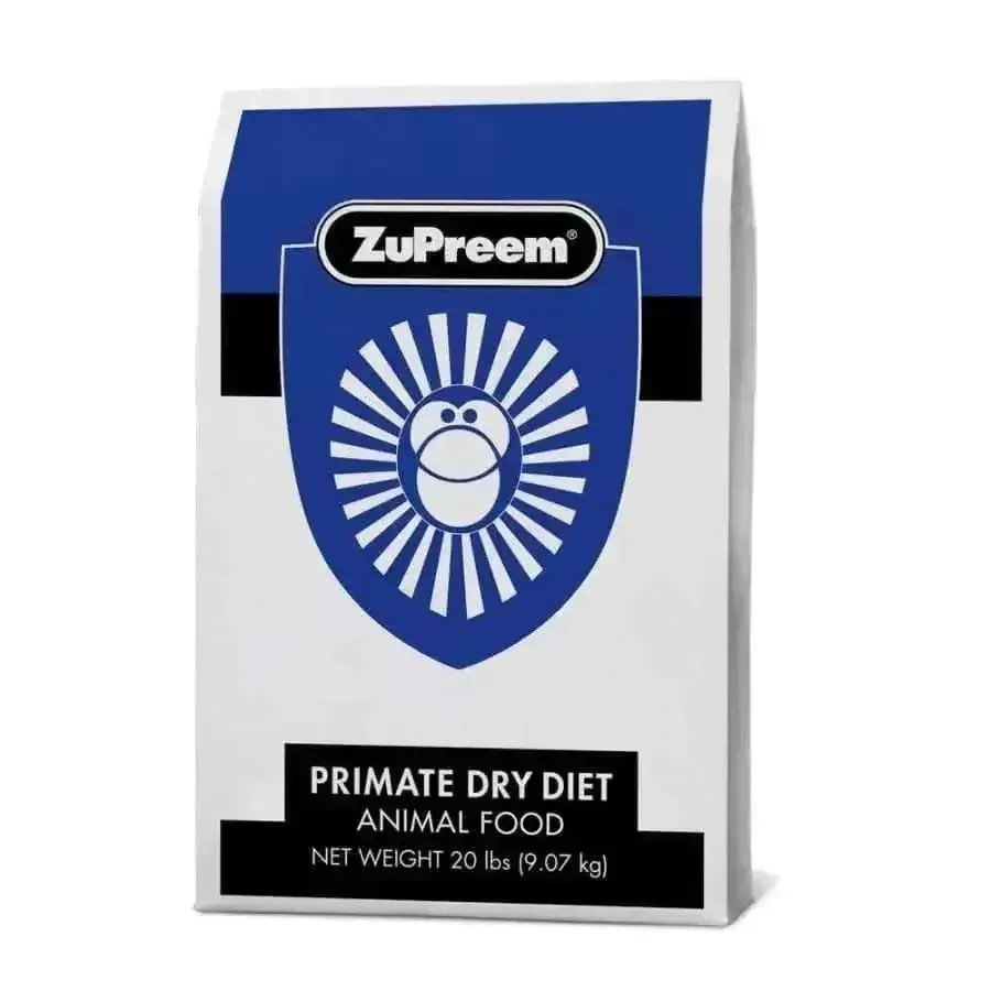 ZuPreem Primate Diet Food 20 lb - Complete Nutrition for Healthy Primates