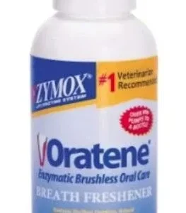 Zymox Oratene Enzymatic Brushless Oral Care Breath Freshener for Dogs and Cats